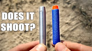 Thumbnail for Shooting the longest bullet ever made (3 foot long NERF dart) | Ryan Kung