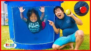 Thumbnail for Dunk Tank Challenge Family Fun Games with Ryan ToysReview!!! | Ryan's World