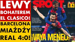 Thumbnail for LEWANDOWSKI BOHATEREM EL CLASICO! BARCELONA ZDEMOLOWAŁA REAL MADRYT 4:0! | Polsport - Michał Pol