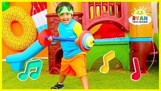 Thumbnail for Body Parts Exercise Songs for Children 🎵 You Can Do It Too 🎵 Ryan ToysReview! | Ryan's World