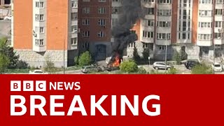 Thumbnail for Russian general killed in car bomb as Trump's envoy in Moscow for peace talks | BBC News