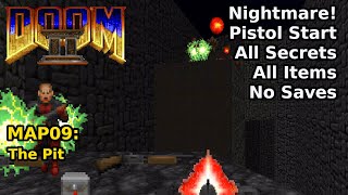 Thumbnail for Doom II - MAP09: The Pit (Nightmare! 100% Secrets + Items) | decino