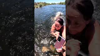 Thumbnail for She needed help so saved her. #saltriver #tubing #beertime #goodtimes #summer | @Saltriversquirters 