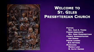 Thumbnail for Asking Questions - December 26, 2021 | St. Giles Presbyterian Church - Orange Park FL