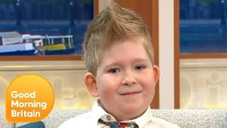 Thumbnail for Six-Year-Old Defies Odds After Born With Less Than 2% of His Brain | Good Morning Britain