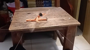 Thumbnail for Handmade Bamboo man Kung Fu style