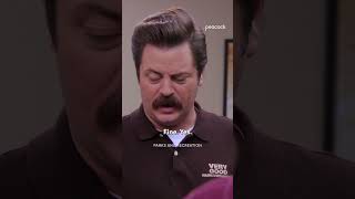 Thumbnail for I can see the resemblance #ParksAndRec #RonSwanson #NickOfferman #Shorts | Peacock