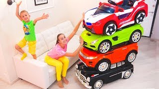 Thumbnail for Magic Little Driver ride on Toy Cars and Transform car for kids | Vlad and Niki