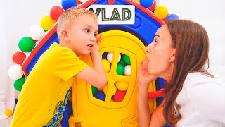 Thumbnail for Vlad and Nikita Colored Balls everywhere | Vlad and Niki
