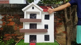 Thumbnail for Building A BEAUTIFUL 3 STOREY mini HOUSE LIKE A Dream---Full Steps As Reality----DIY Mini House
