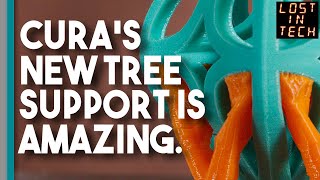 Thumbnail for The Xmas Alpha Release of Cura contains new tree supports and it's a big deal.. | Lost In Tech
