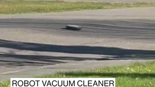 Thumbnail for Robot vacuum cleaner escapes garage after earthquake 
