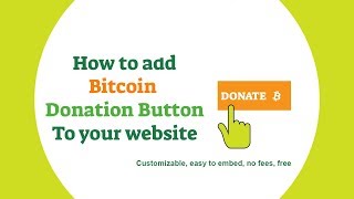Thumbnail for How to embed Bitcoin payment donation button on a website | BTCPay Server