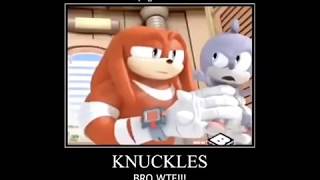 Thumbnail for Knuckles tries to blend a baby | Seven_VII