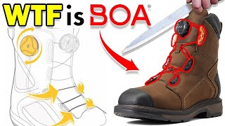 Thumbnail for Why steel cable laces? - BOA Ariat Boot | Rose Anvil