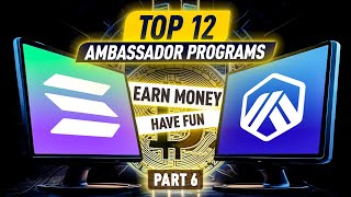 Thumbnail for Earn Big in Crypto: Top 12 Ambassador Programs with Rewards & Perks! Part 6 | TapSwap Official