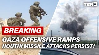 Thumbnail for BREAKING: Iran's  Mystery Blasts | Houthi Missile strikes Near Tel‑Aviv Air Port | TBN Israel