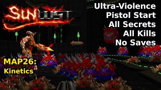 Thumbnail for Doom II: Sunlust - MAP26: Kinetics (Ultra-Violence 100%) | decino