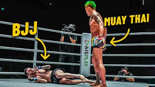 Thumbnail for When A MUAY THAI Monster Moves To MMA 🔥 😵 Yodkaikaew vs. Alex Schild | ONE Championship