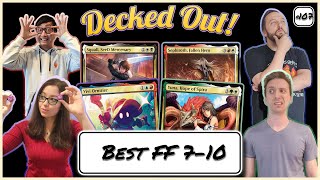 Thumbnail for Final Fantasy Showdown - Commanders from Games 7-10 - EDH Gameplay Ep 107 | Decked Out EDH