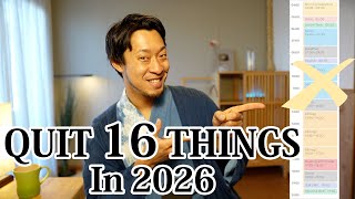 Thumbnail for 16 Things I Quit to Make Life 10x Easier in 2026 | Samurai Matcha