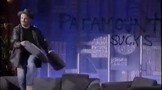 Thumbnail for Bobcat destroys and defaces the set of the Arsenio Hall Show on the final episode in 1994