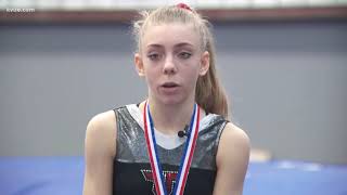 Thumbnail for Austin teen competing in gymnastics nationals | KVUE