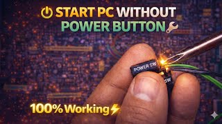 Thumbnail for PC Not Turning ON? Start Your Computer Without Power Button | Quick DIY Fix 🔧💻 | Tech Electroid