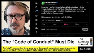 Thumbnail for The "Code of Conduct" Must Die | The Lunduke Journal
