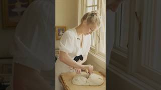 Thumbnail for Shaping a wet dough for our sourdough bread today  ✨ | Ballerina Farm