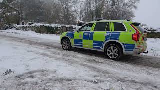 Thumbnail for Cars slipping, sliding and crashing in heavy snow in Gloucestershire | Urban Pictures UK