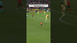 Thumbnail for Nuno Mendez levels the score for Portugal 😱🇵🇹 #portugal #soccer #uefanationsleague | FOX Soccer