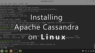 Thumbnail for Installing Apache Cassandra on Linux | Programming with Dr. Hayes