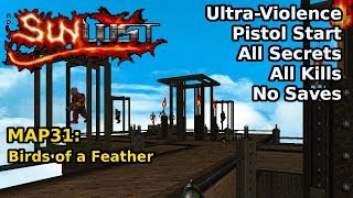 Thumbnail for Doom II: Sunlust - MAP31: Birds of a Feather (Ultra-Violence 100%) | decino