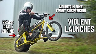 Thumbnail for We Turned our Big Tire Motorized Bicycle into a DRAG BIKE! Engine Swap + LAUNCH TEST! | CarsandCameras