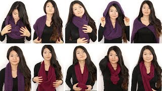 Thumbnail for 10 Ways to Wear an Infinity/ Circle Scarf | Eva Chung