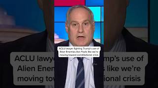 Thumbnail for 'Constitutional crisis': ACLU lawyer on fighting Trump's use of Alien Enemies Act | MS NOW