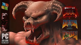 Thumbnail for Brutal Doom v21⛧Vilecore - Hell Knight's Temple (map 05) ⸸ Hard realism difficulty | Nemo Innominis