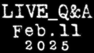 Thumbnail for LIVE Q&A 2025 02 011: I made videos this week | hoe_math