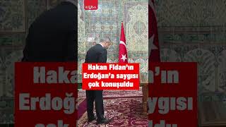 Thumbnail for Erdoğan'ın önünde Hakan Fidan'ın başını öne eğmesi çok izlendi #shorts #hakanfidan #erdoğan | Ulusal Kanal