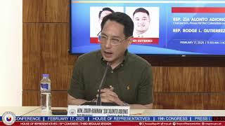 Thumbnail for PRESS CONFERENCE (FEBRUARY 17, 2025) | House of Representatives
