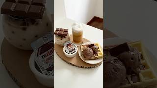 Thumbnail for Make breakfast with me #asmr #food #cooking #breakfast #coffee #waffle #satisfying | The Princess Daily Life
