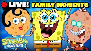Thumbnail for 🔴LIVE: The Best Spongebob Family Moments MARATHON! 💞🧽 | Spongebob