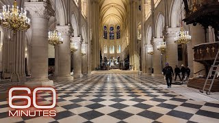 Thumbnail for Notre Dame rebuilt, reverently restored 5 years after world watched French cathedral burn | 60 Minutes