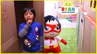 Thumbnail for Ryan in Giant Box Fort Maze Challenge!!! | Ryan's World