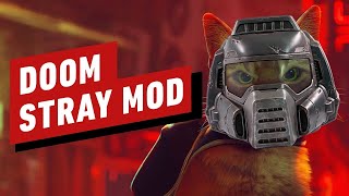 Thumbnail for Stray DOOM Mod Gameplay | IGN