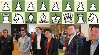 Thumbnail for Players Smile As Fischer Random Position Looks Similar to Normal Chess | Chess Clips