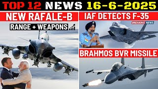 Thumbnail for Indian Defence Updates : New Rafale-B,IAF Detects F-35,Brahmos-NG BVR Missile,600 Km Cruise Missile | Indian Defence Updates