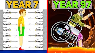 Thumbnail for I survived 100 years in happy wheels | GrayStillPlays