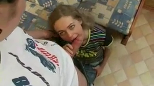 Thumbnail for Amateur Teen Swallows Cum - Olga Shkabarnya (Nubiles)